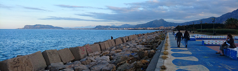 Sicilië reis - Tyrreense zee bij Palermo