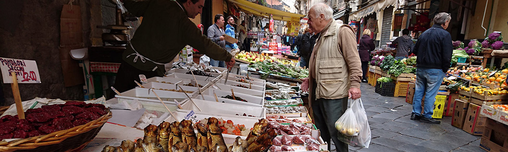 Sicilië reis - Vismarkt Catania